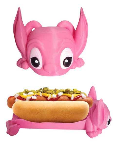 Porta Completo Hotdog Diseño Stitch & Ángel Disney X1 Unidad