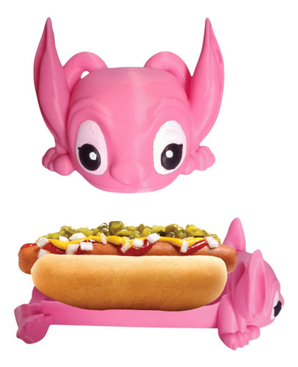 Porta Completo Hotdog Diseño Stitch & Ángel Disney X1 Unidad 1