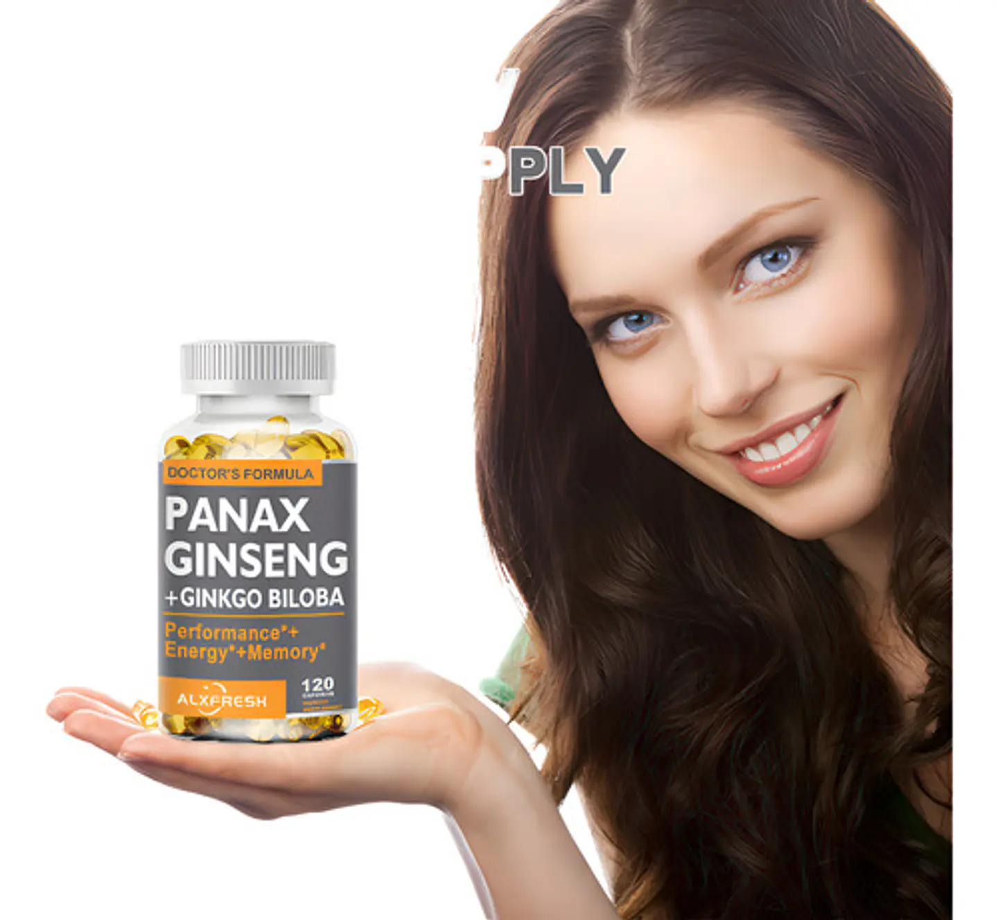 Panax Ginseng Ginkgo Biloba Ashwagandha Concentradas 120 Cáp 2