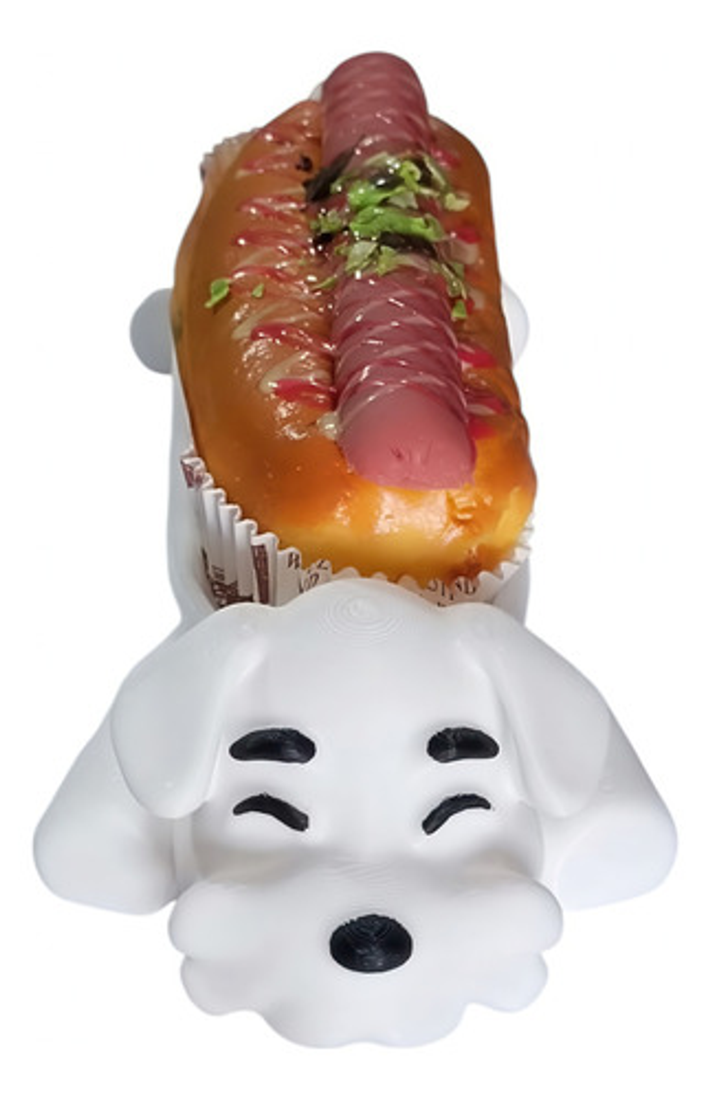 Porta Completo Hotdog Diseño Schnauzer Tamaño L ( 1 Unidad) 7
