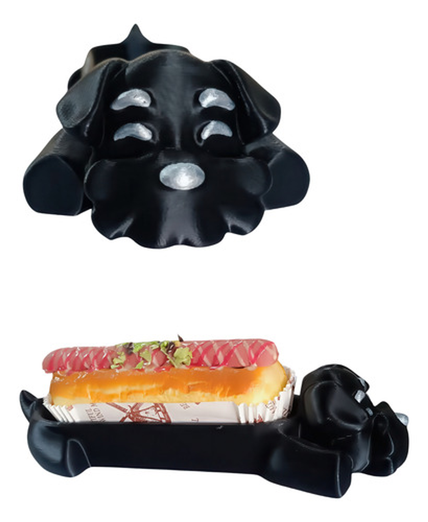 Porta Completo Hotdog Diseño Schnauzer Tamaño L ( 1 Unidad) 8
