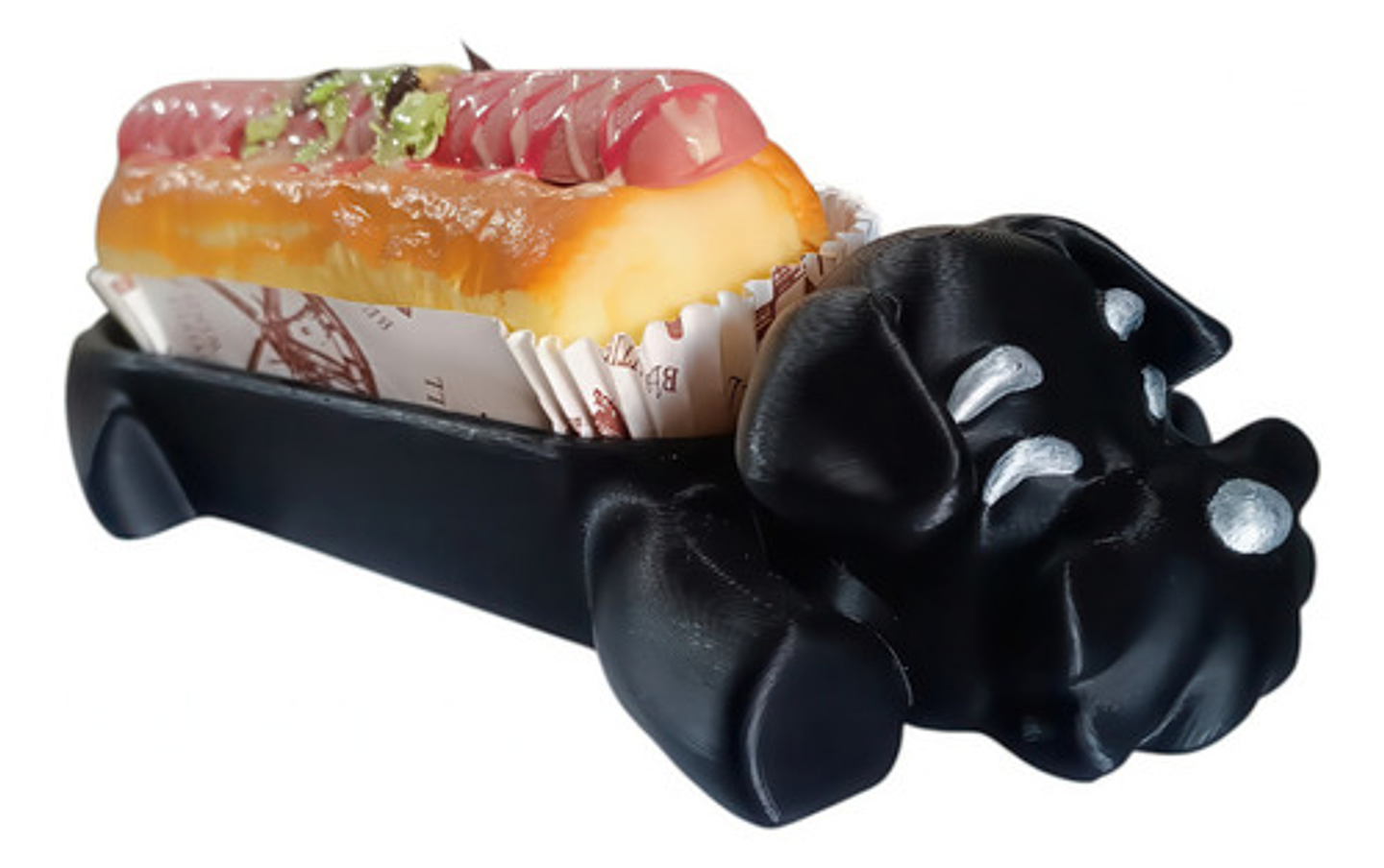 Porta Completo Hotdog Diseño Schnauzer Tamaño L ( 1 Unidad) 9
