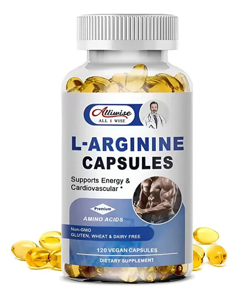 L-arginina Alliwise Cápsulas Para Energía Cardiovascular
