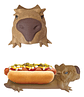 Porta Completos Perro Salchicha Hot Dog (1 Unidad) Variedad - Miniatura 1