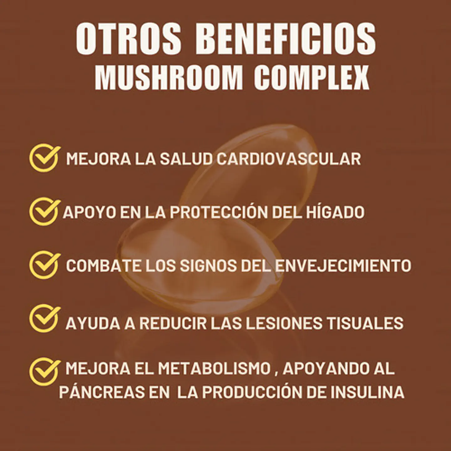 Melena De León Mushroom Complex Softgels 120 Unidades 5