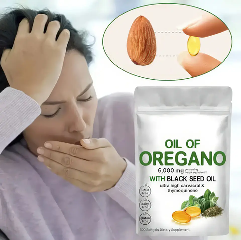 Aceite De Orégano 6000 Mg 300 Cápsulas Blandas 5