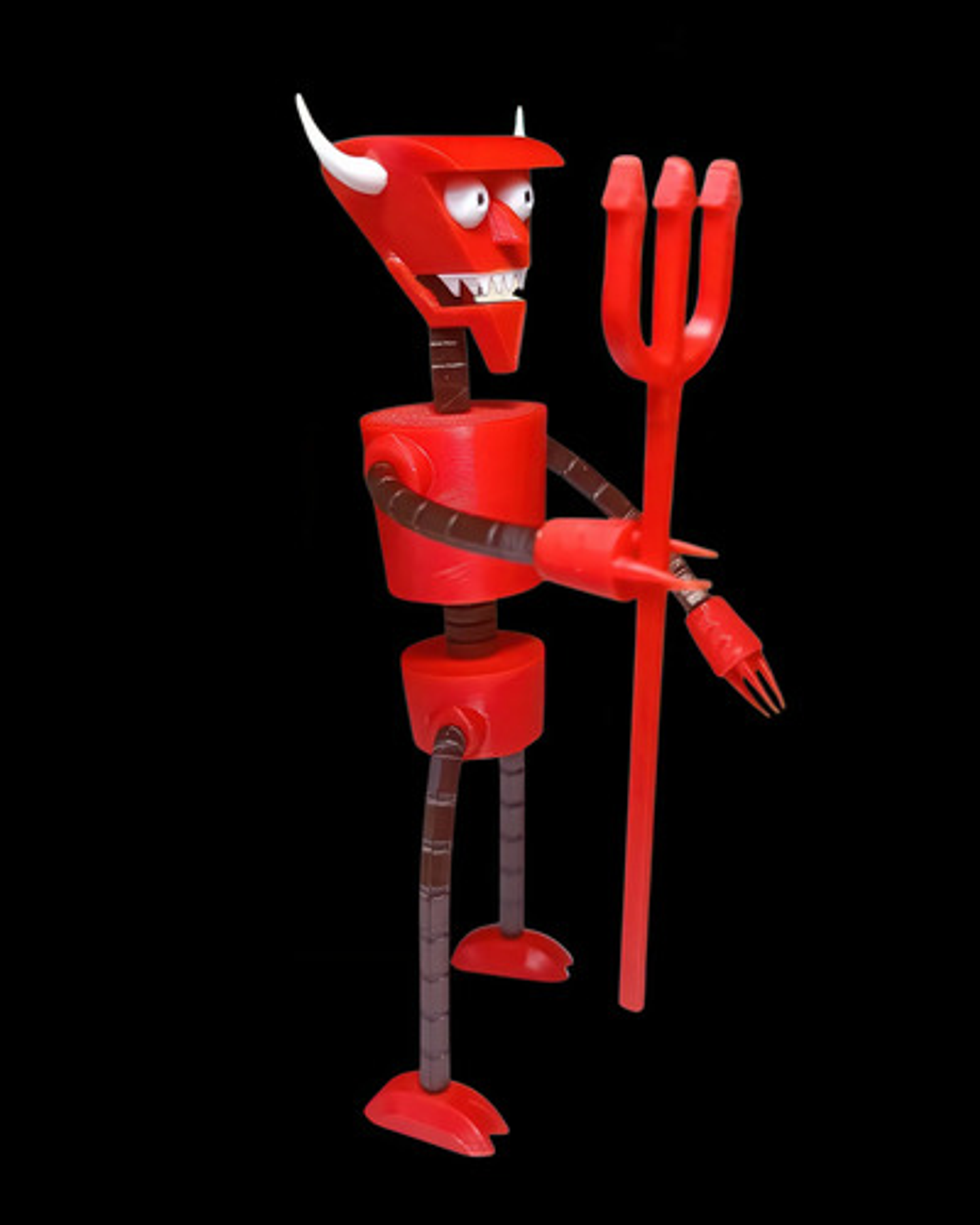 Figura De Diablo Robot Futurama 17cms Articulada 2