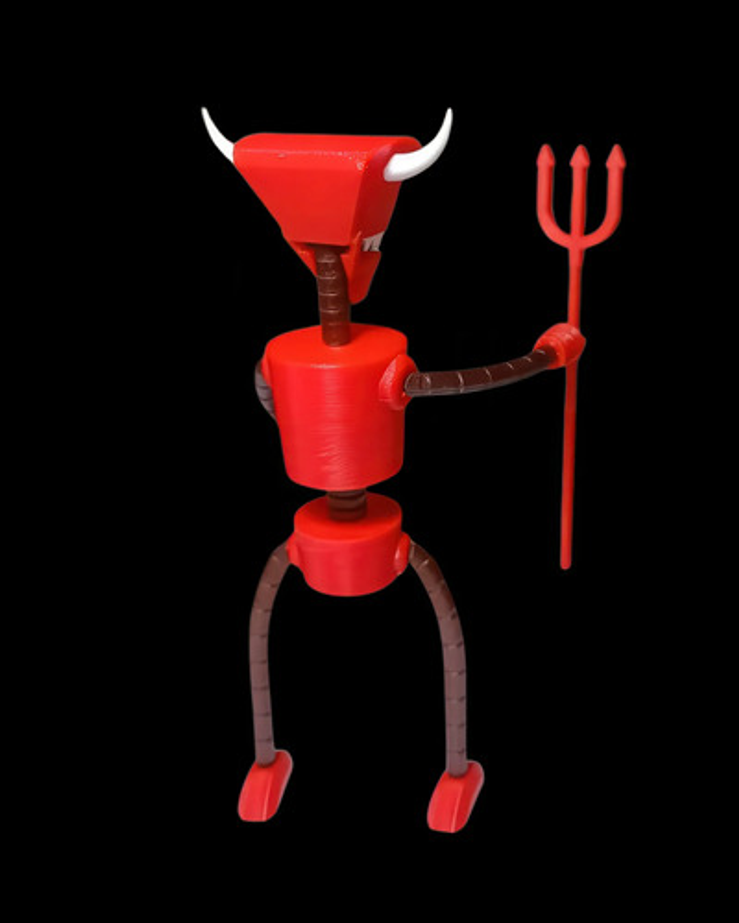 Figura De Diablo Robot Futurama 17cms Articulada 3