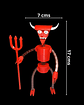 Figura De Diablo Robot Futurama 17cms Articulada - Miniatura 5