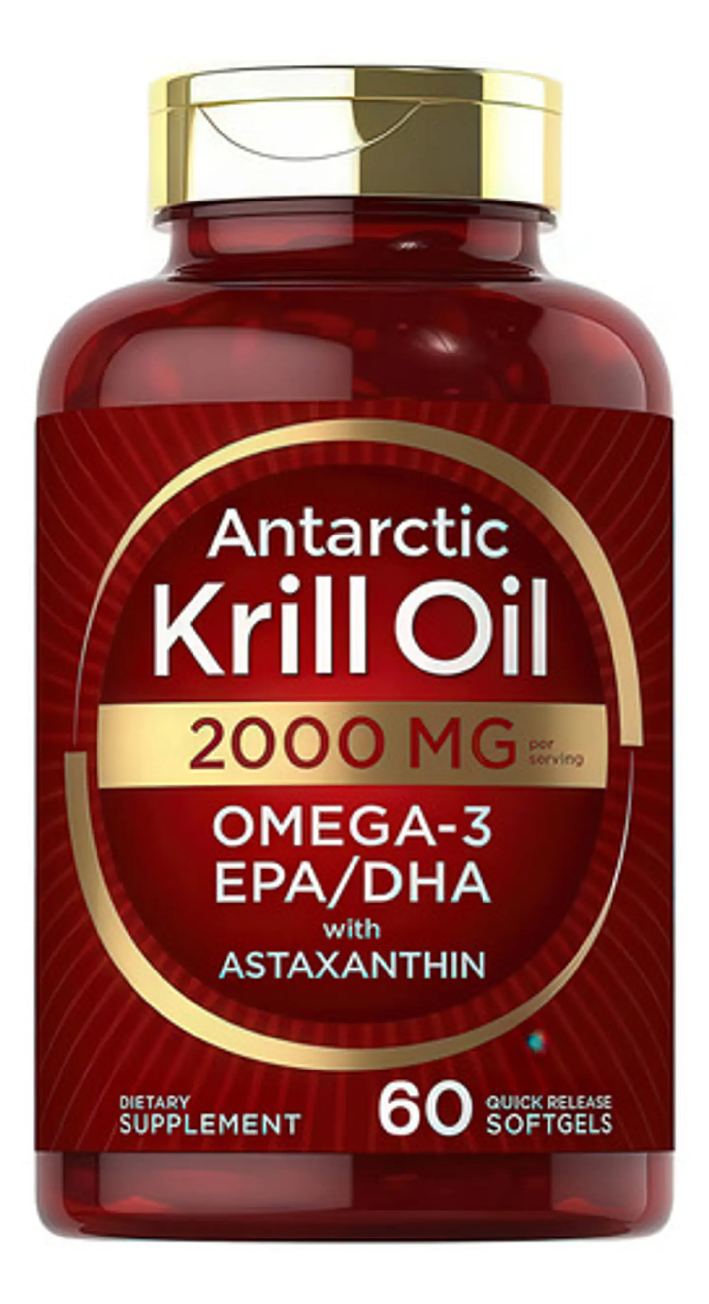 Astaxantina Krill Oil 2000 Mg Omega 3 Softgel 120 Cápsulas 1