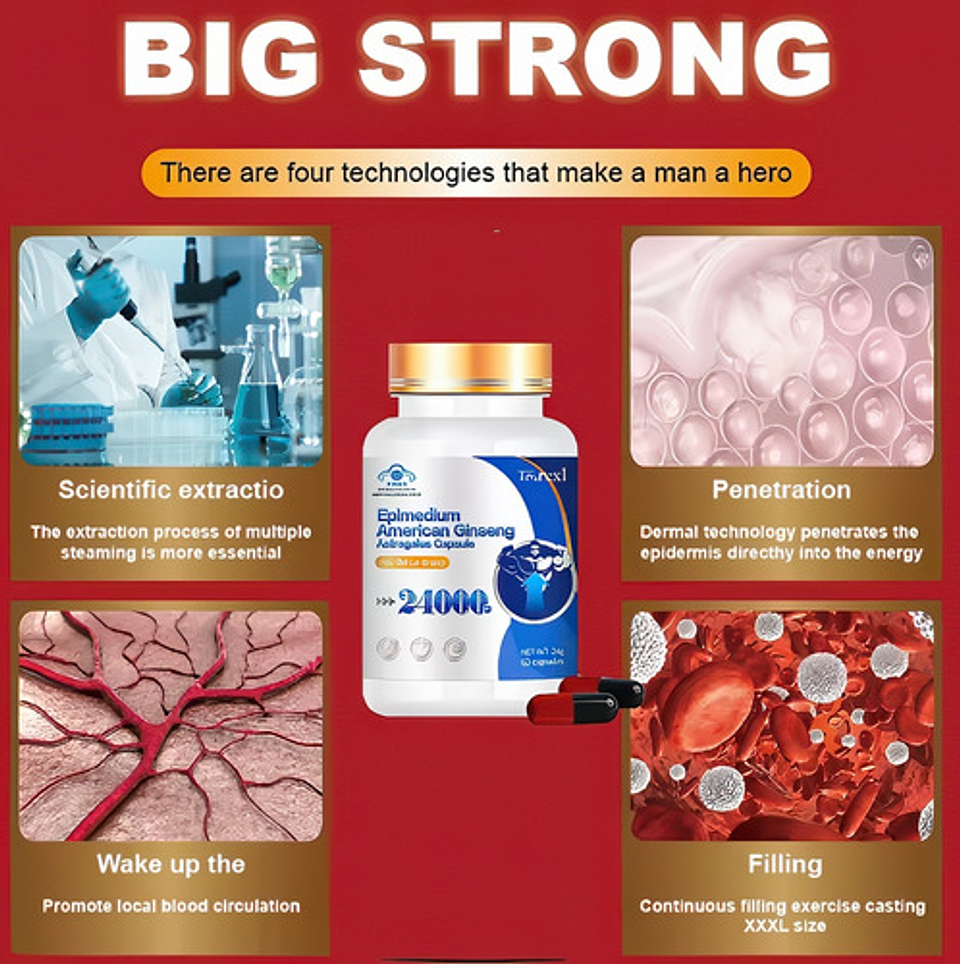 Epimedium Astragalus Ginseng, Inmunidad Y Erección 2