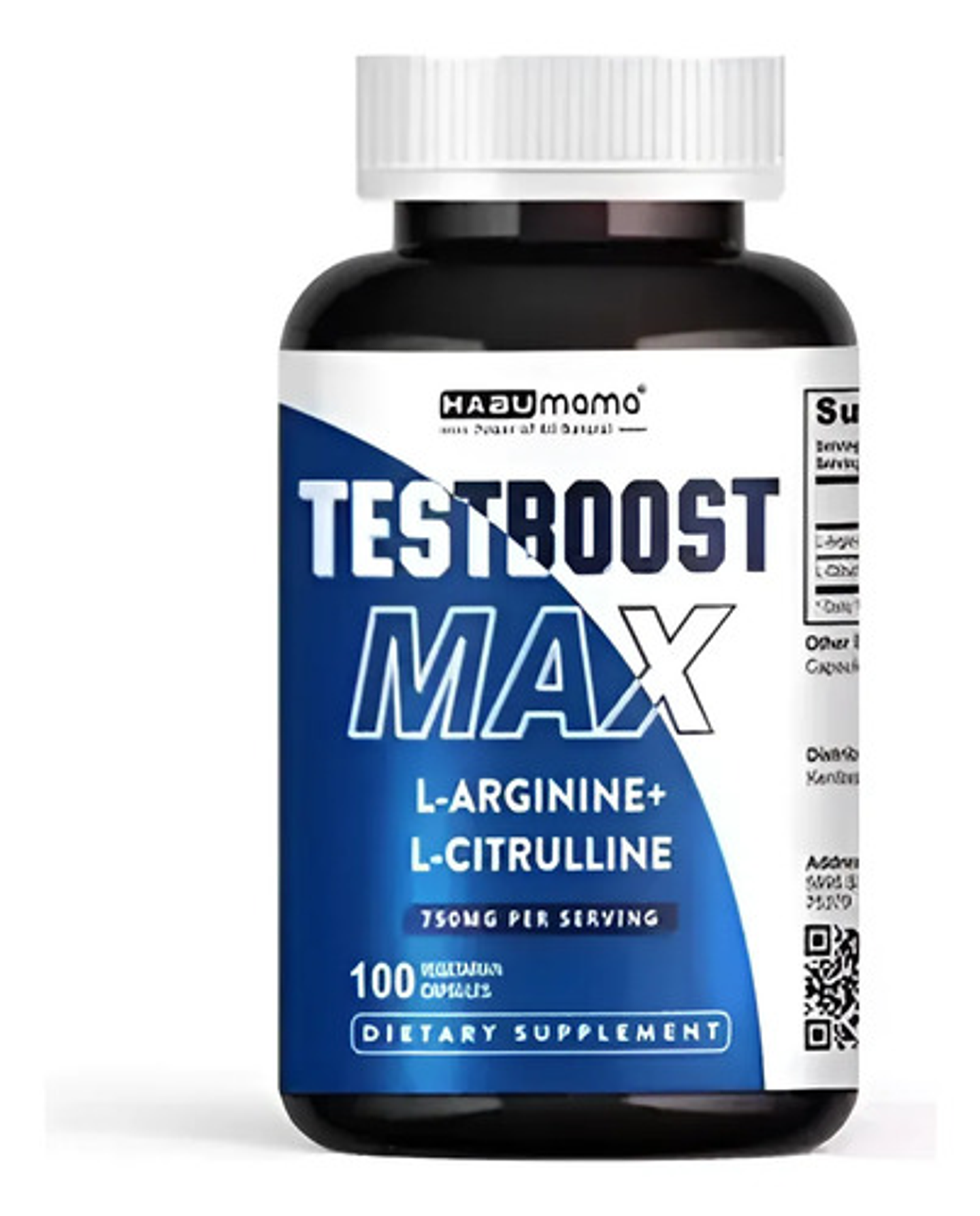 Suplemento T-max L-arginina L-citrulina 100 Cápsulas 1