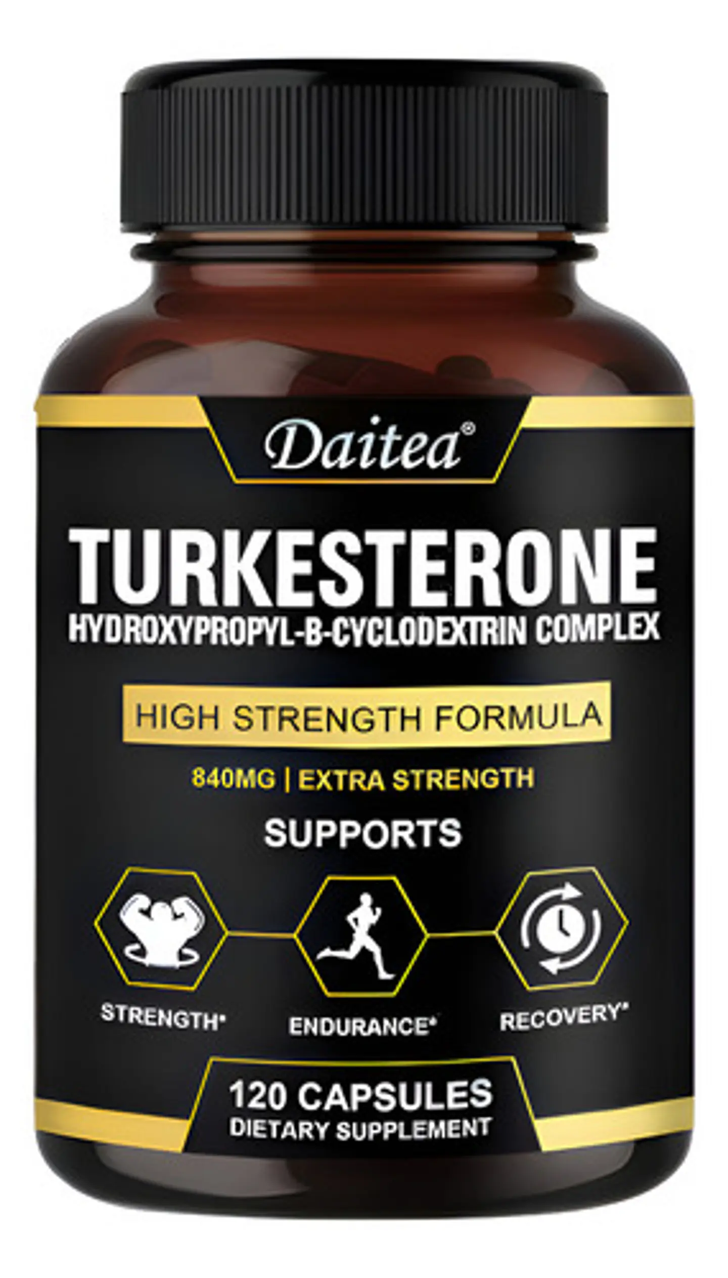 Turkesterone 840Mg Potenciador Muscular De 120 Cápsulas Sabor Sin Sabor 1