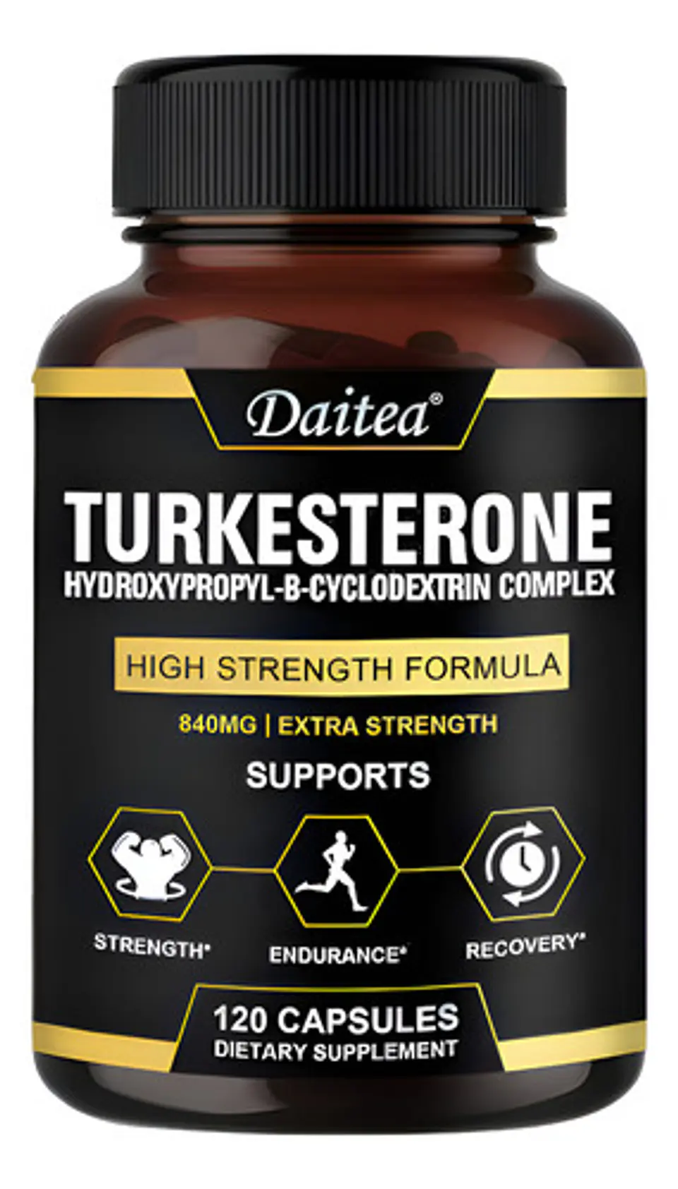 Turkesterone 840Mg Potenciador Muscular De 120 Cápsulas Sabor Sin Sabor 1