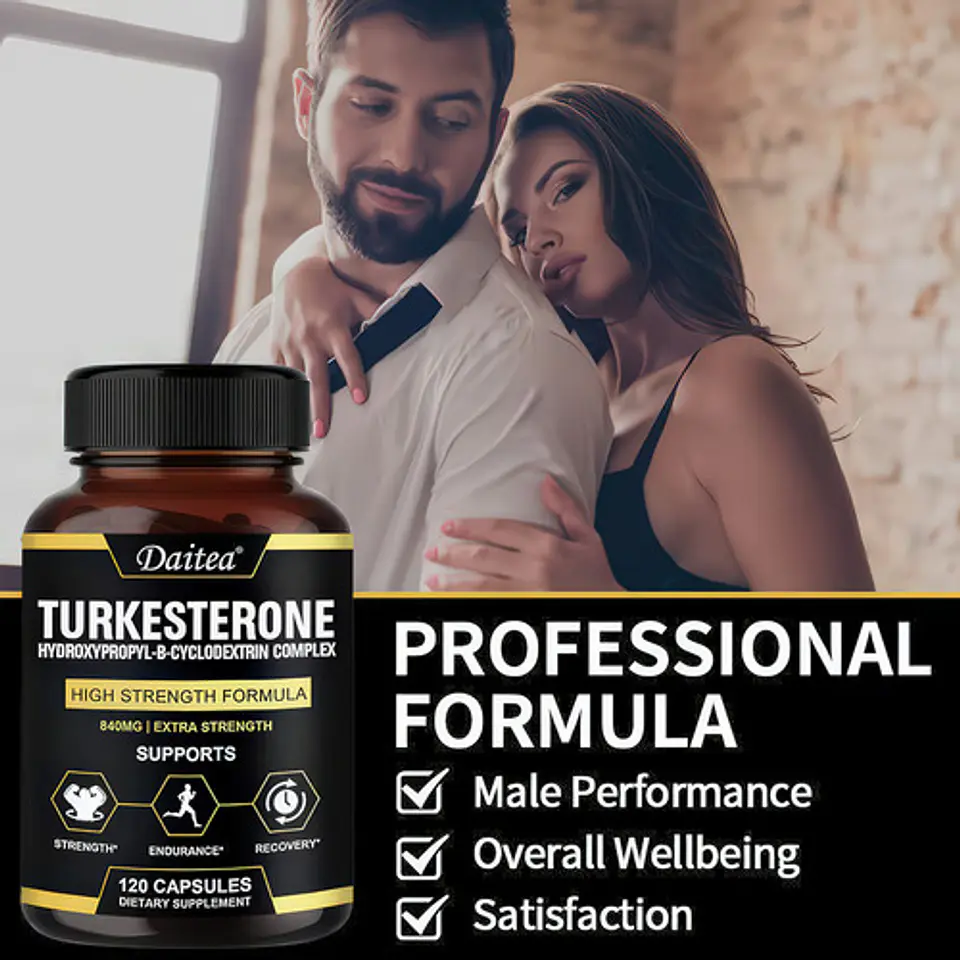 Turkesterone 840Mg Potenciador Muscular De 120 Cápsulas Sabor Sin Sabor 5