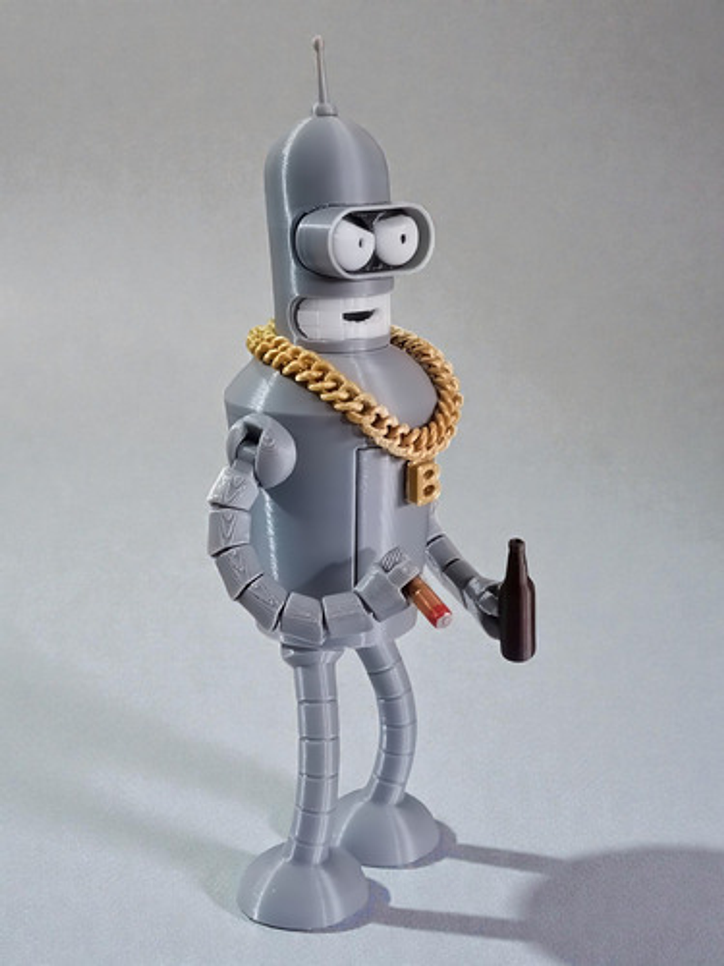 Futurama Bender Figura 3d 20cms Articulado 2