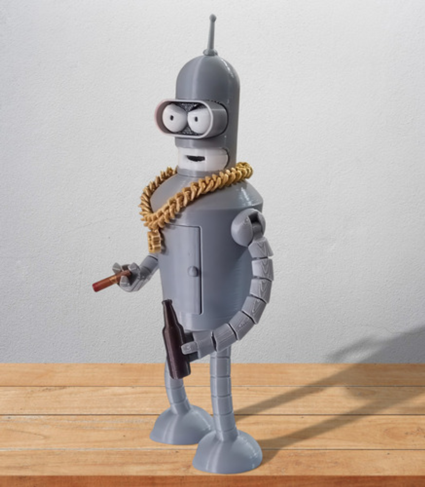 Futurama Bender Figura 3d 20cms Articulado 3