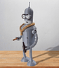 Futurama Bender Figura 3d 20cms Articulado - Miniatura 3
