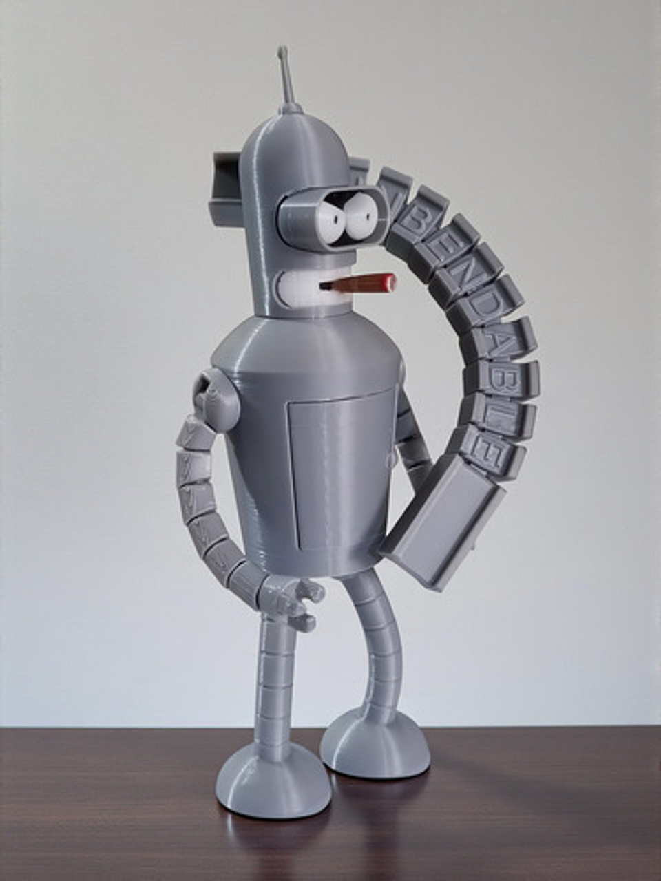 Futurama Bender Figura 3d 20cms Articulado 2