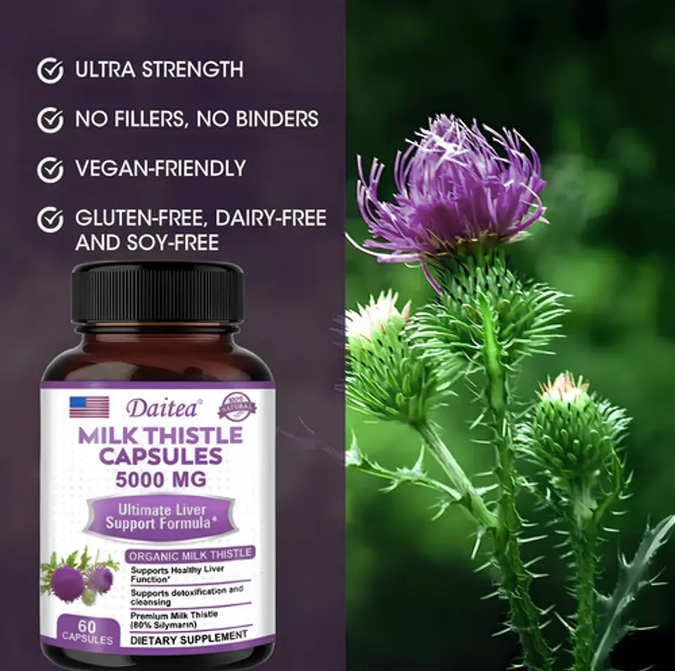 Cardo Mariano Orgánico Milk Thistle Complex 60 Cápsulas 5