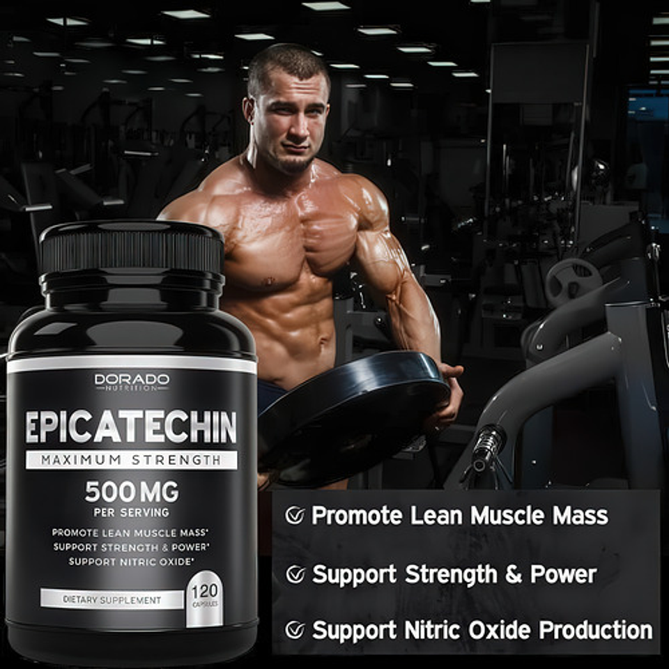 Extracto De Epicatequina 500mg Músculo Magro Antioxidante 3