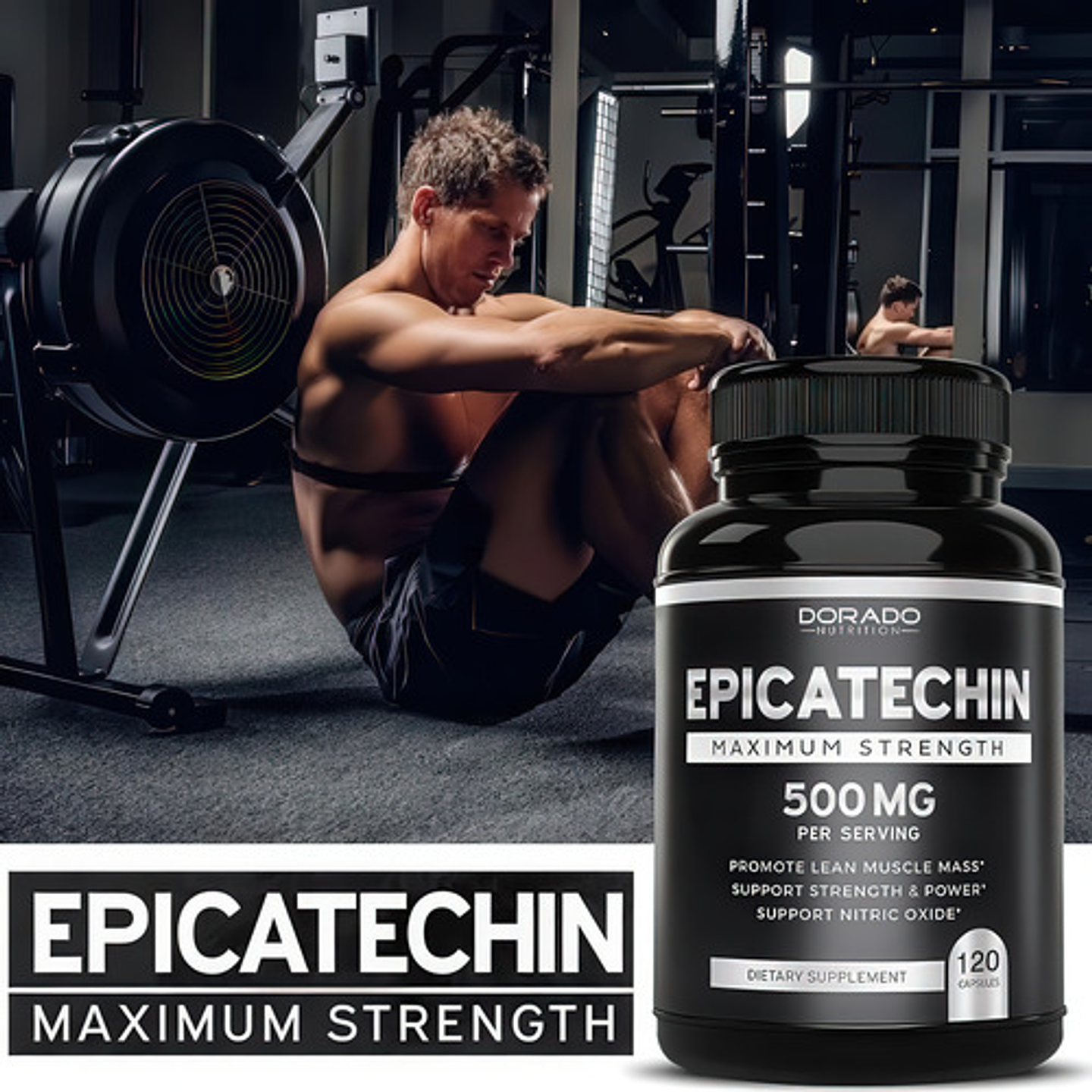 Extracto De Epicatequina 500mg Músculo Magro Antioxidante 4