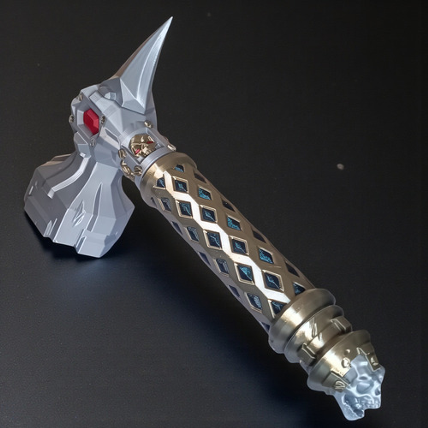 Martillo Contenedor De Dados Para Cosplay Impreso En 3d 4