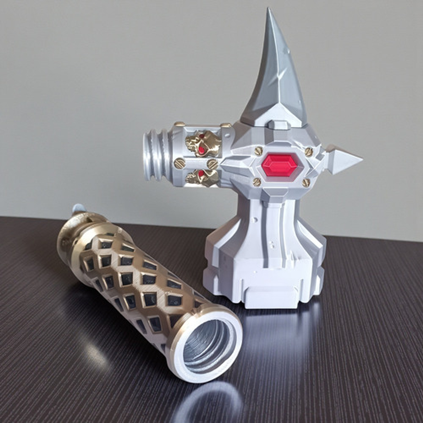 Martillo Contenedor De Dados Para Cosplay Impreso En 3d 6