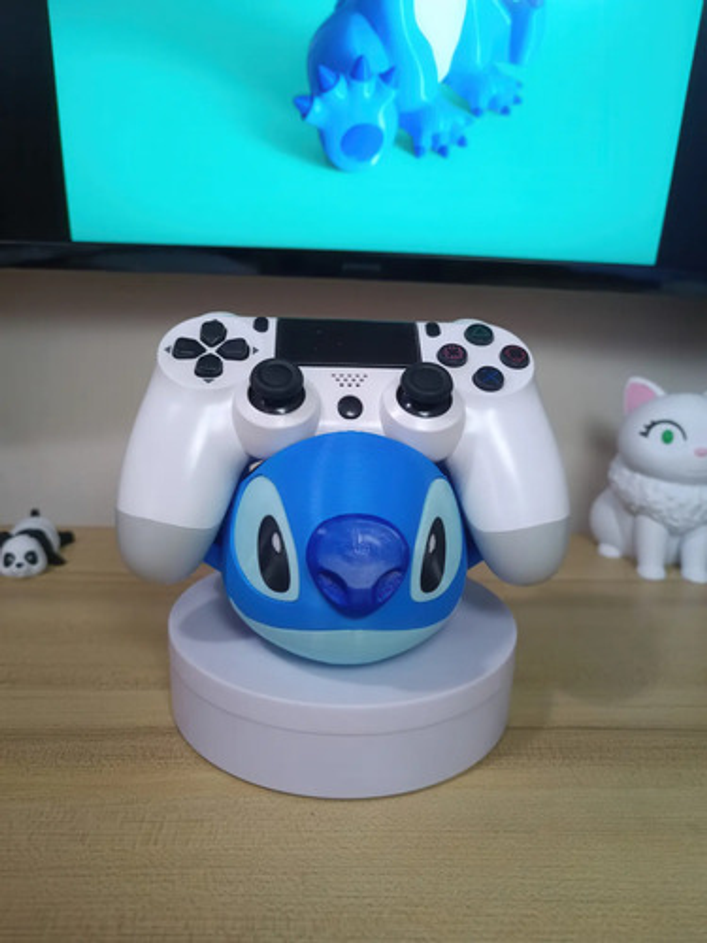 Soporte Para Control Gamer Diseño Stitch De Disney 4