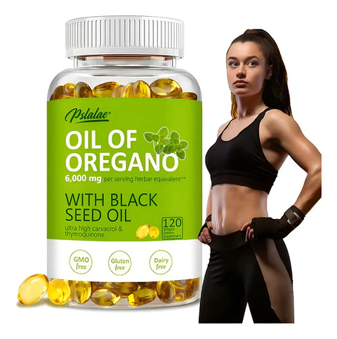 Aceite De Oregano Con Carvacrol Potenciado 6000 Mg 120 Caps