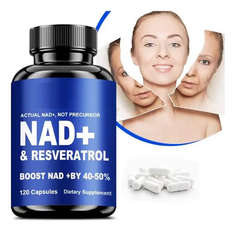 NAD+ Resveratrol Balincer 120 Capsulas sin Sabor 4