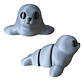 Juguete Mini Foca Articulada De Juguete 3d Plástico Unidad - Miniatura 1