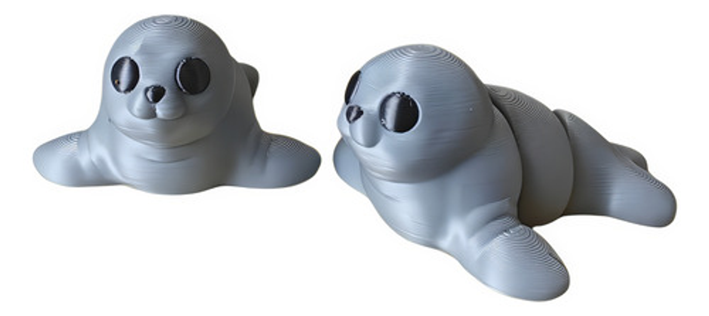 Juguete Mini Foca Articulada De Juguete 3d Plástico Unidad 3