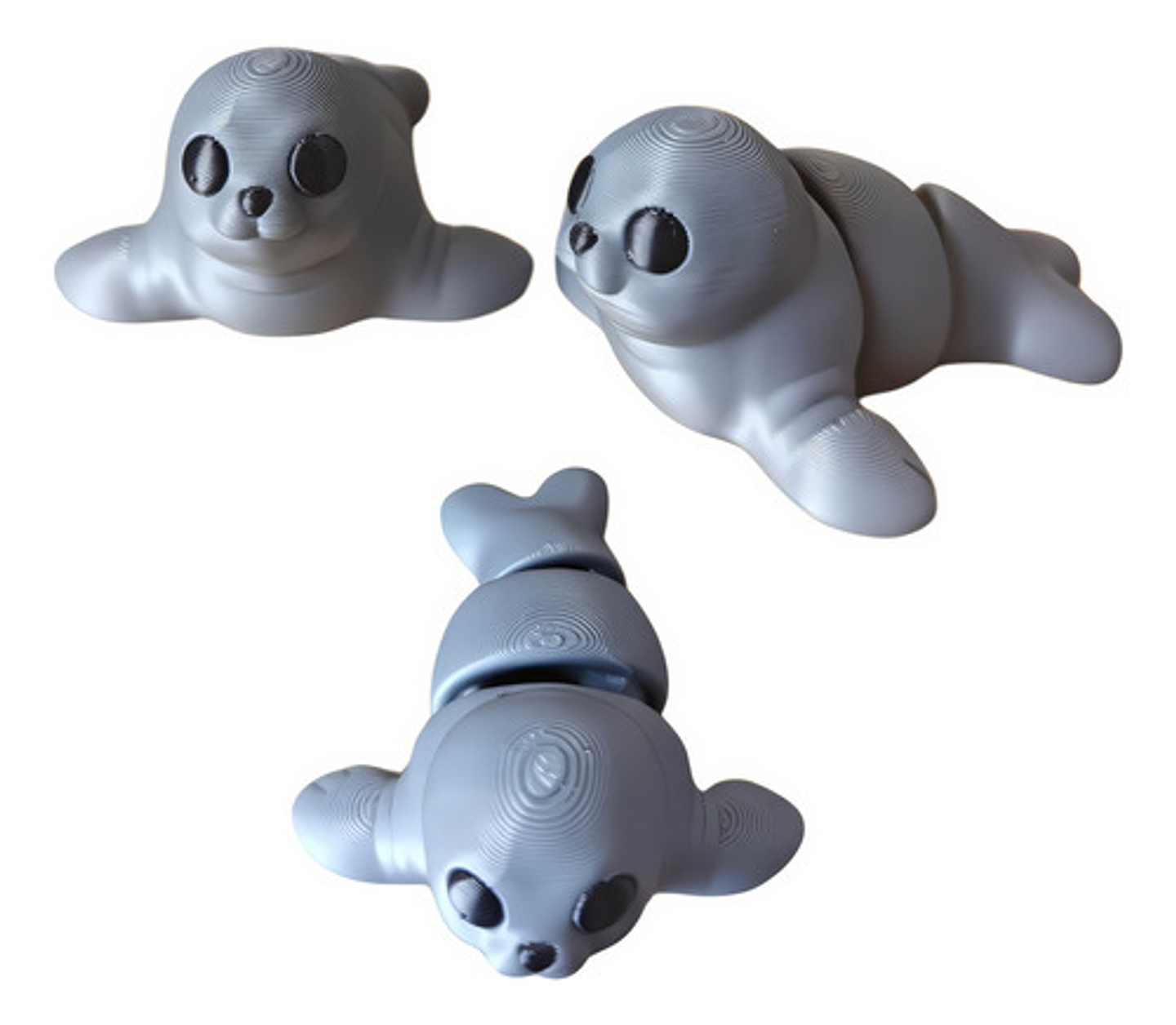 Juguete Mini Foca Articulada De Juguete 3d Plástico Unidad 5