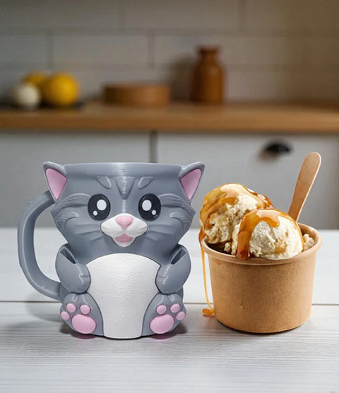 Soporte Para Pote De Helado Con Diseños Impreso En 3d