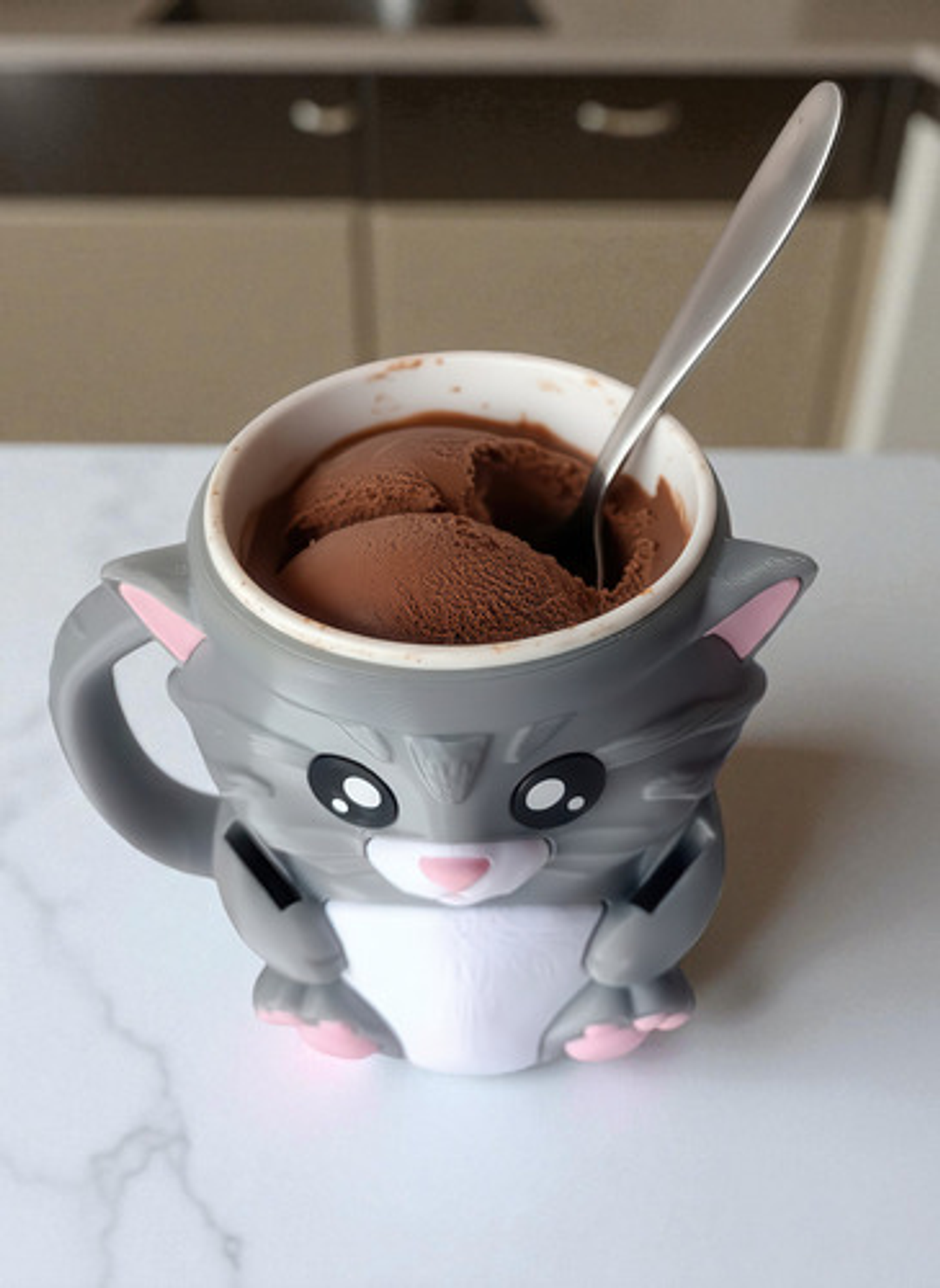 Soporte Para Pote De Helado Con Diseños Impreso En 3d 2