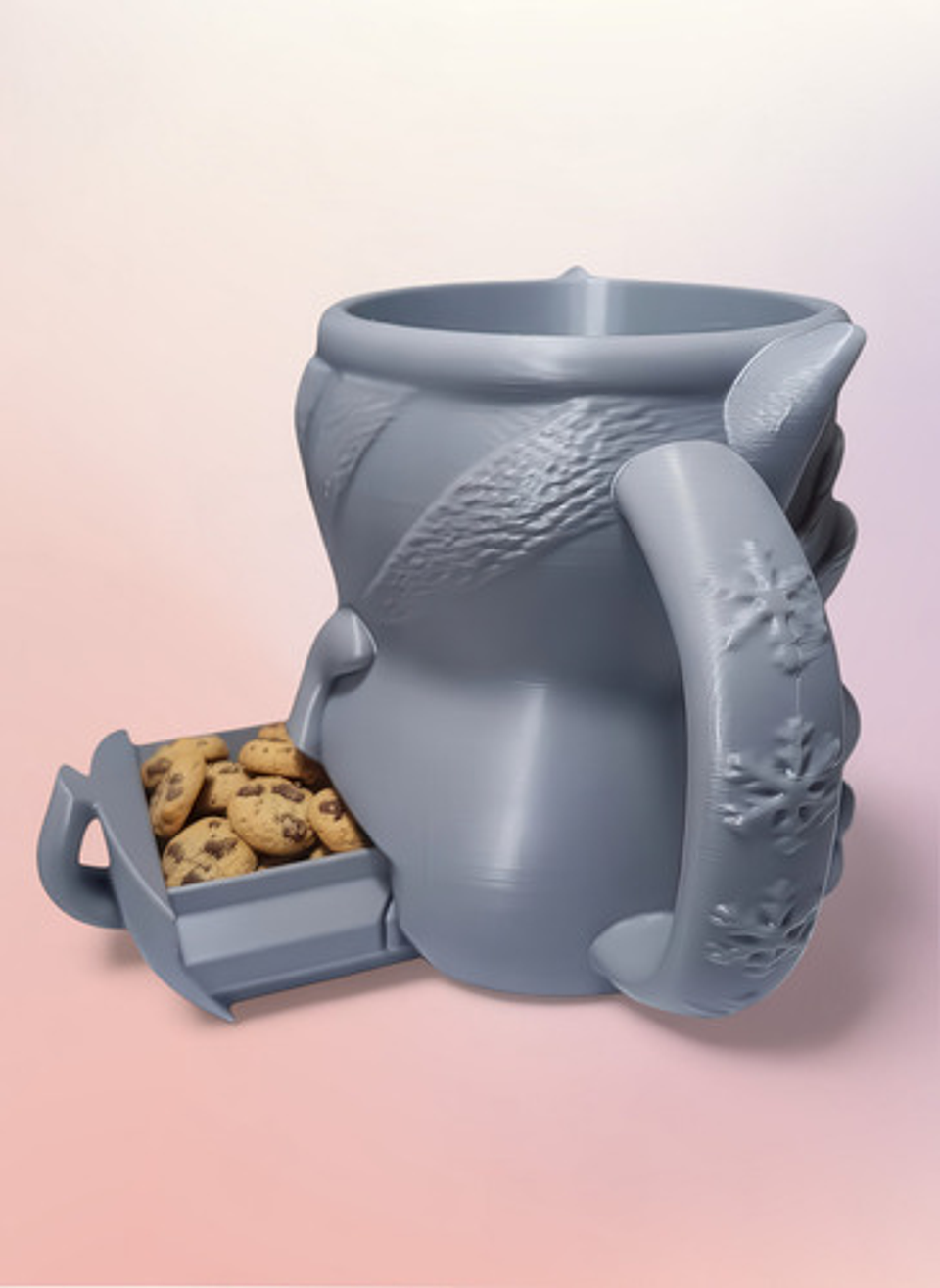 Soporte Para Pote De Helado Con Diseños Impreso En 3d 4