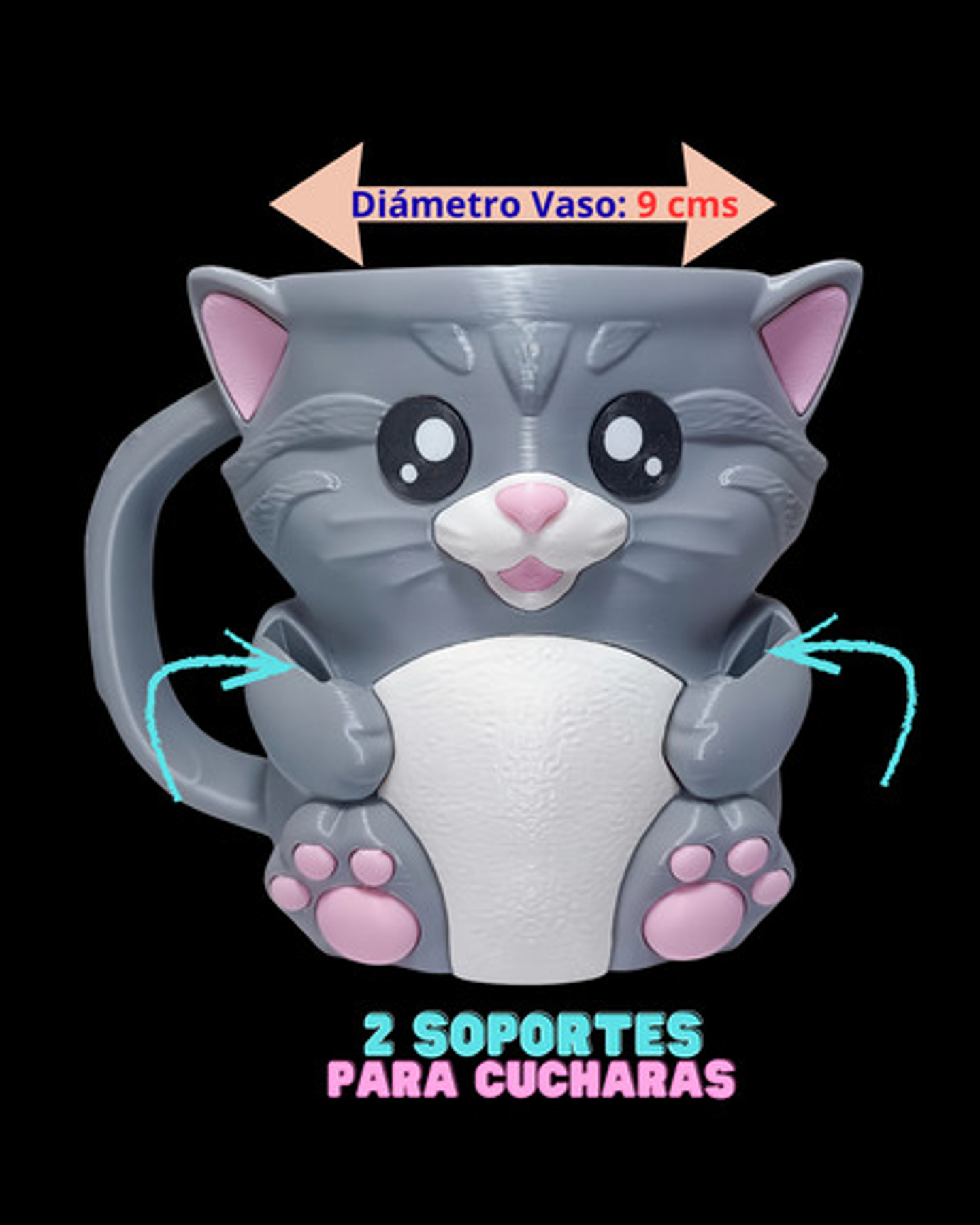 Soporte Para Pote De Helado Con Diseños Impreso En 3d 6