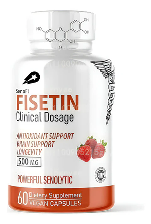 Fisetin 500mg  Máxima Biodisponibilidad Polifenol 60 Cápsula