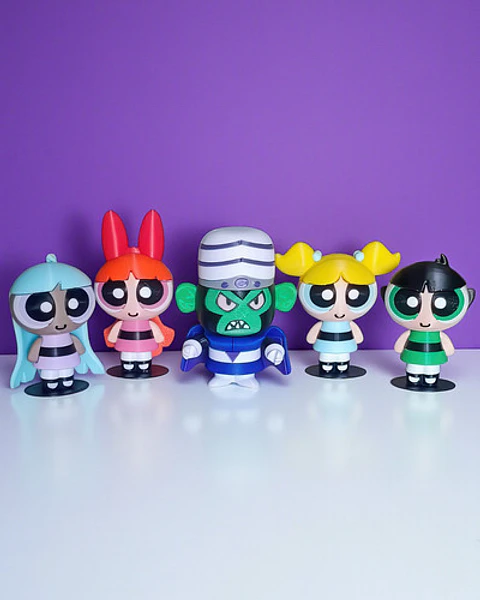 Set Figuras Las Super Poderosas Impresas En 3d