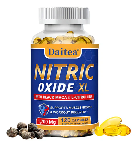 Óxido Nítrico Xl Daitea 1700mg  Maca L-citrulina 120 Cáp