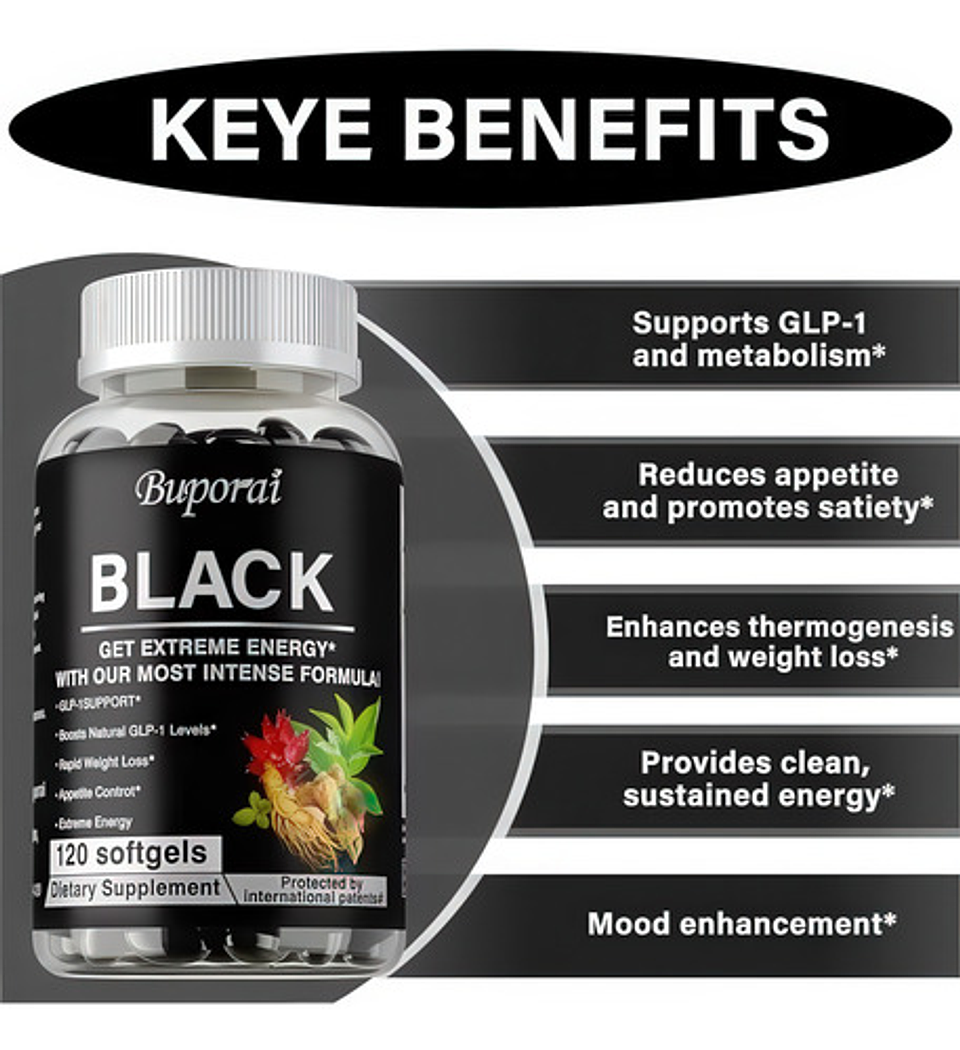 Black Aumenta El Metabolismo Desintoxicante Natural De 120 C 3