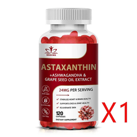 Astaxantina Complex Epa Y Dha 120 Cápsulas Sin Sabor
