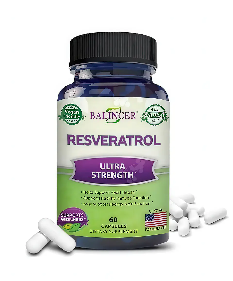 Resveratrol Ultra Fuerte - Balincer (60 Cápsulas) 1