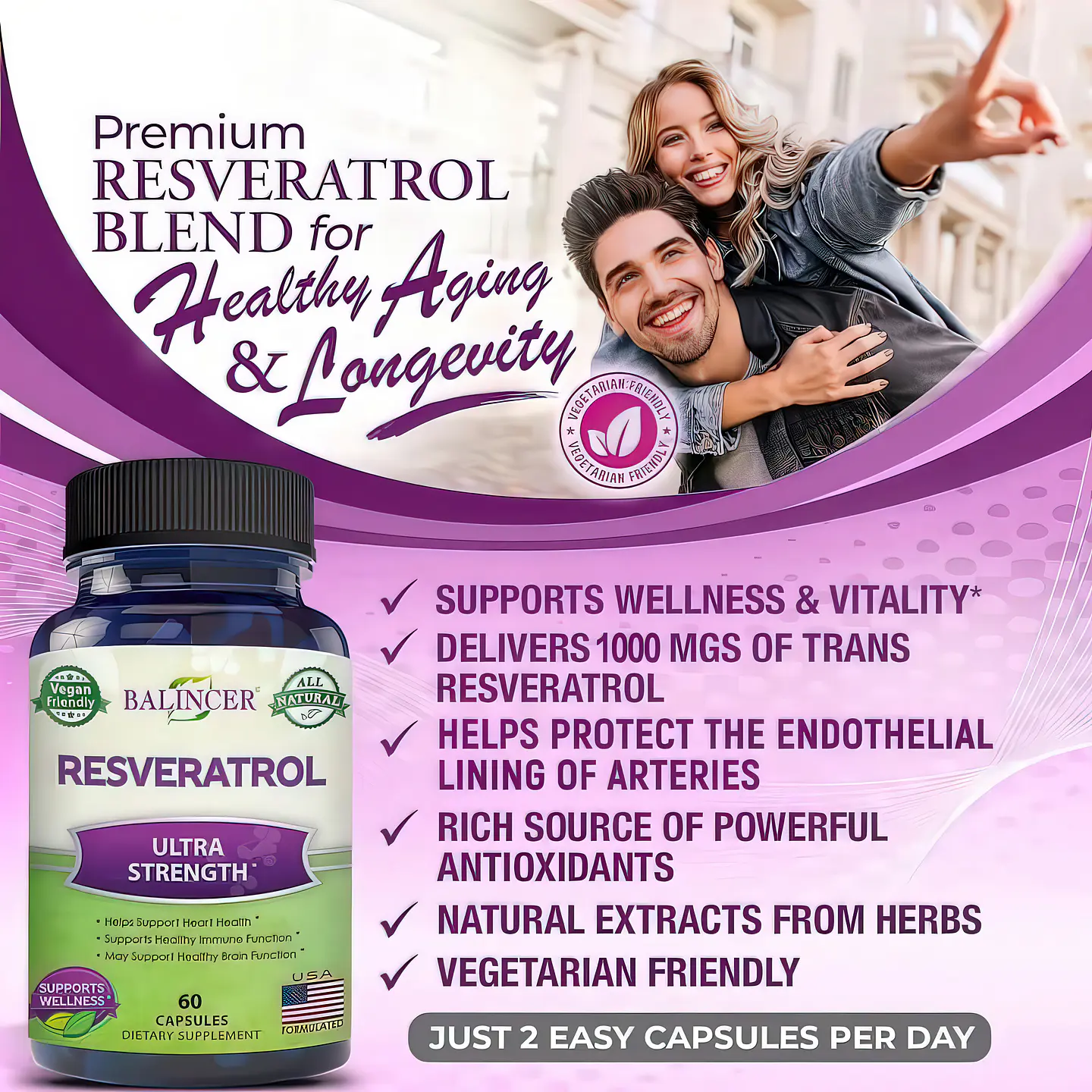 Resveratrol Ultra Fuerte - Balincer (60 Cápsulas) 6