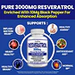 Daitea Resveratrol 3000 mg con Pimienta Negra - 120 Cápsulas - Miniatura 2