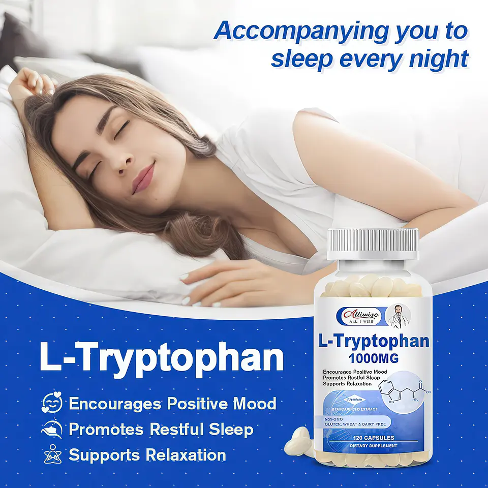 L-Triptófano 1000 mg Alliwise - 120 Cápsulas 4