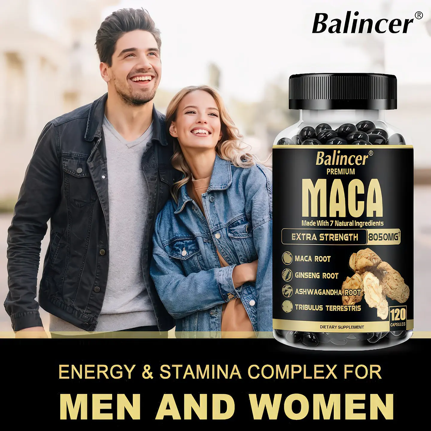 Balincer Premium Maca Extra Strength 8050 mg 120 Cápsulas 6
