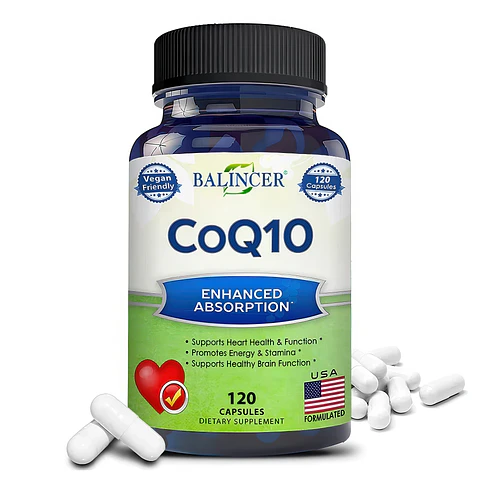 Coenzima Q10 400 mg 120 Cápsulas para Bienestar Díario