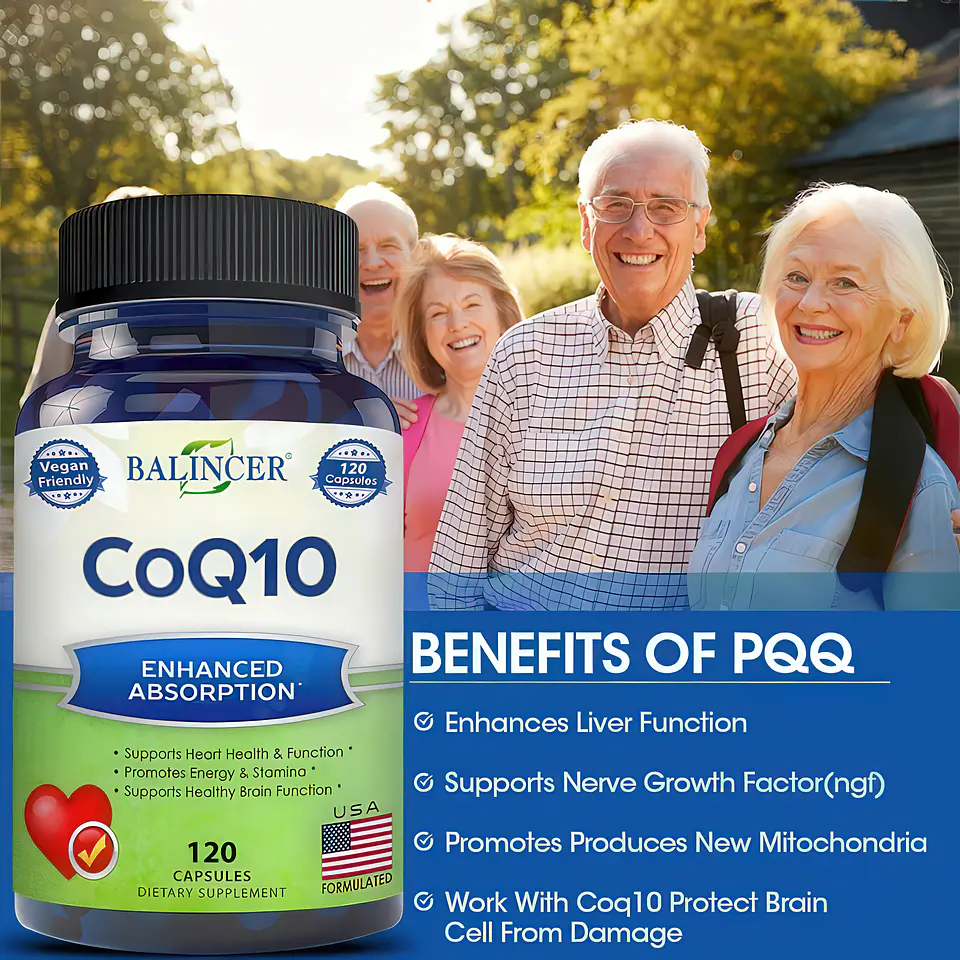 Coenzima Q10 400 mg 120 Cápsulas para Bienestar Díario 3